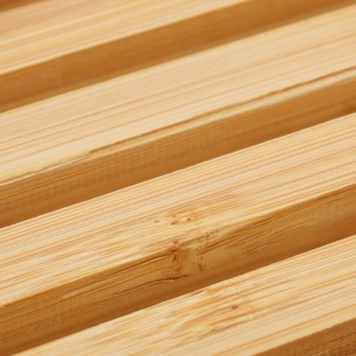 Tagliere per pane Vassoio raccogli briciole 1 kg 4 cm Tagliere in bambù Leggero - Foto 9 di 10