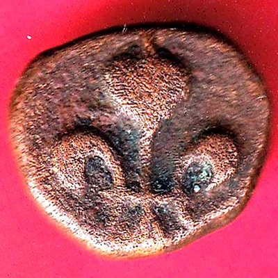french india dou dou copper coin#JS2 - Image 1 of 2