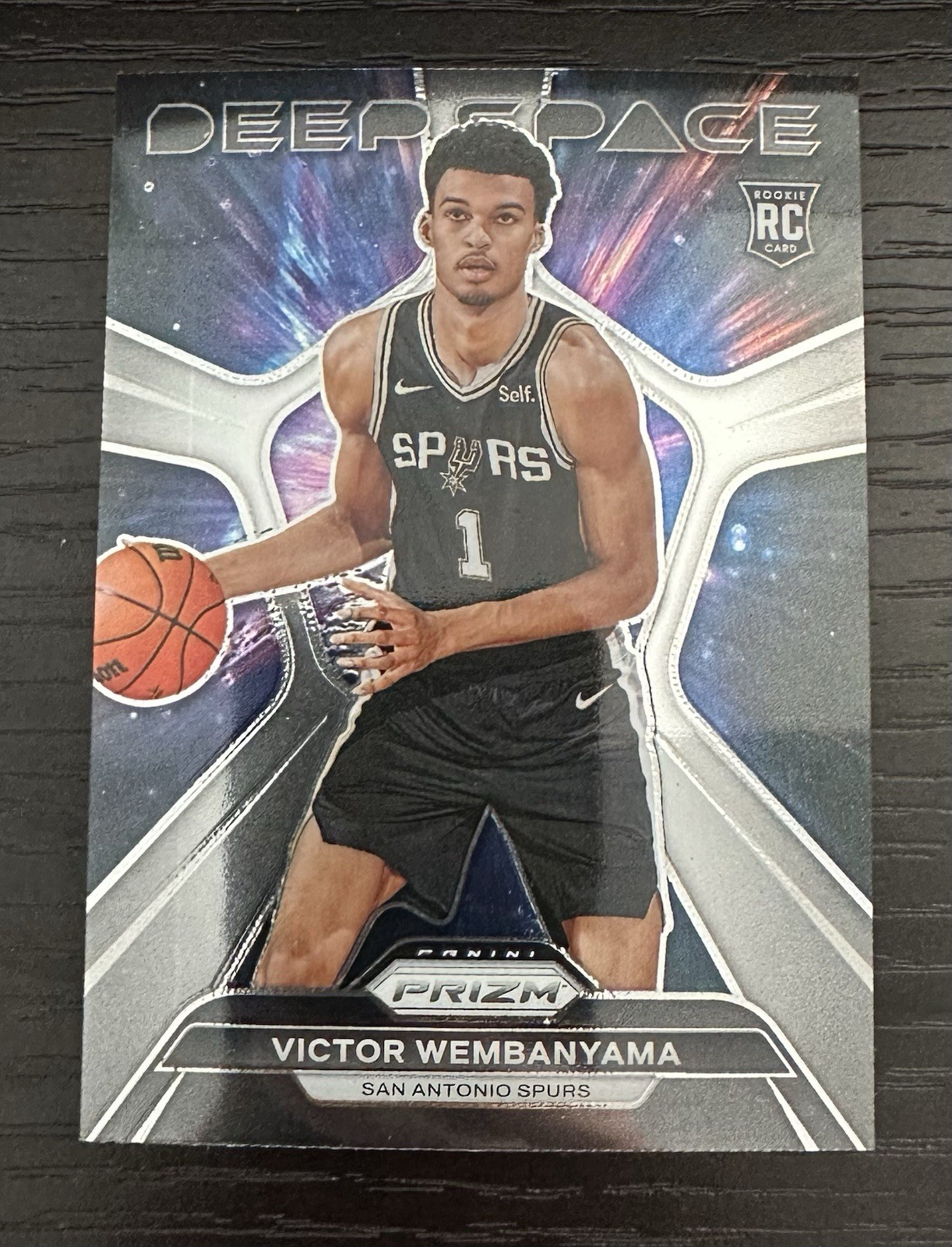 2023-24 Panini Prizm #1 Victor Wembanyama Rookie RC Deep Space