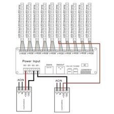 30CH DMX512 Constant Decoder LED Controller Decoder for LED Strip Light Stage