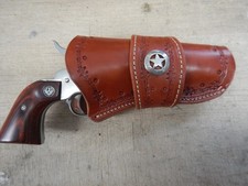 Hand Tooled Holster for Colt SAA type pistols 5.5" barrel fake gun not included