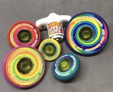 Vintage Speed Tops With One Launcher Five Tops