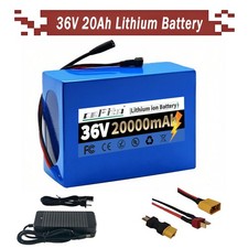 36 Volt 20Ah Lithium Battery for Sco oter, with 30A BMS, XT60/T-Plug Connector