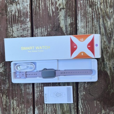 AcclaFit Limited Minimalist Modern Unisex Lavender Smart Watch| Fitness Tracker