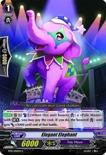 Vanguard TCG card BT12/096EN C Elegant Elephant Binding Force of the Black Rings