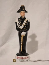 Vintage Liquore Galliano Soldier Decanter Figurine Coronetti Cunardo Italy 1969