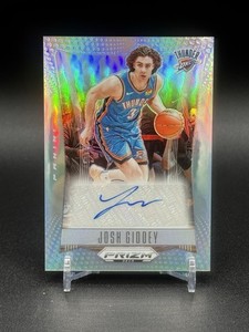 その他 Josh Giddey RC silver ink auto 2021-22 PANINI PRIZM JOSH GIDDEY ROOKIE RC SILVER CRACKED