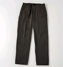 Nike THERMA-FIT Sweatpants Mens Medium Gray Fleece Straight Leg 932253-071