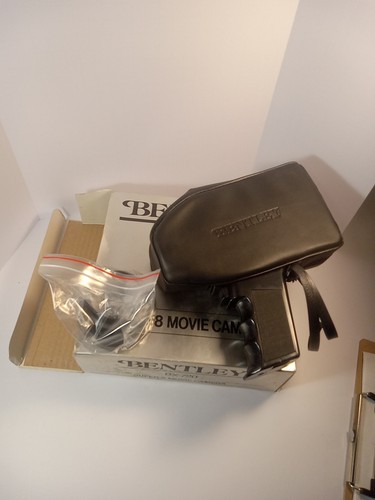 Vintage Bentley Super 8 Movie Camera BX-720 with Box, Appears Unused - Picture 2 of 3