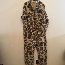 Cabela's Men's Brush Camo Cotton Hunting Coveralls Brown Beige Large Regular