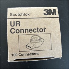 3M Scotchlok UR Connector Crimp Wire 100 Pack Self-Stripping Insulated 3 Ports