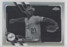 2021 Topps Chrome Negative Refractor Walker Buehler #157