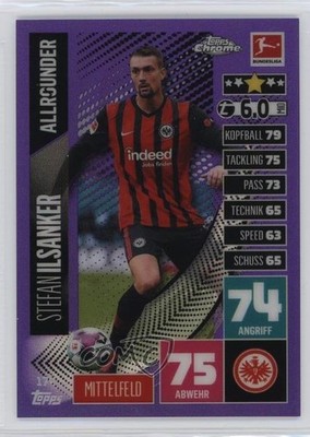 2020-21 Chrome Match Attax Bundesliga Purple Refractor /299 Stefan Ilsanker ng3