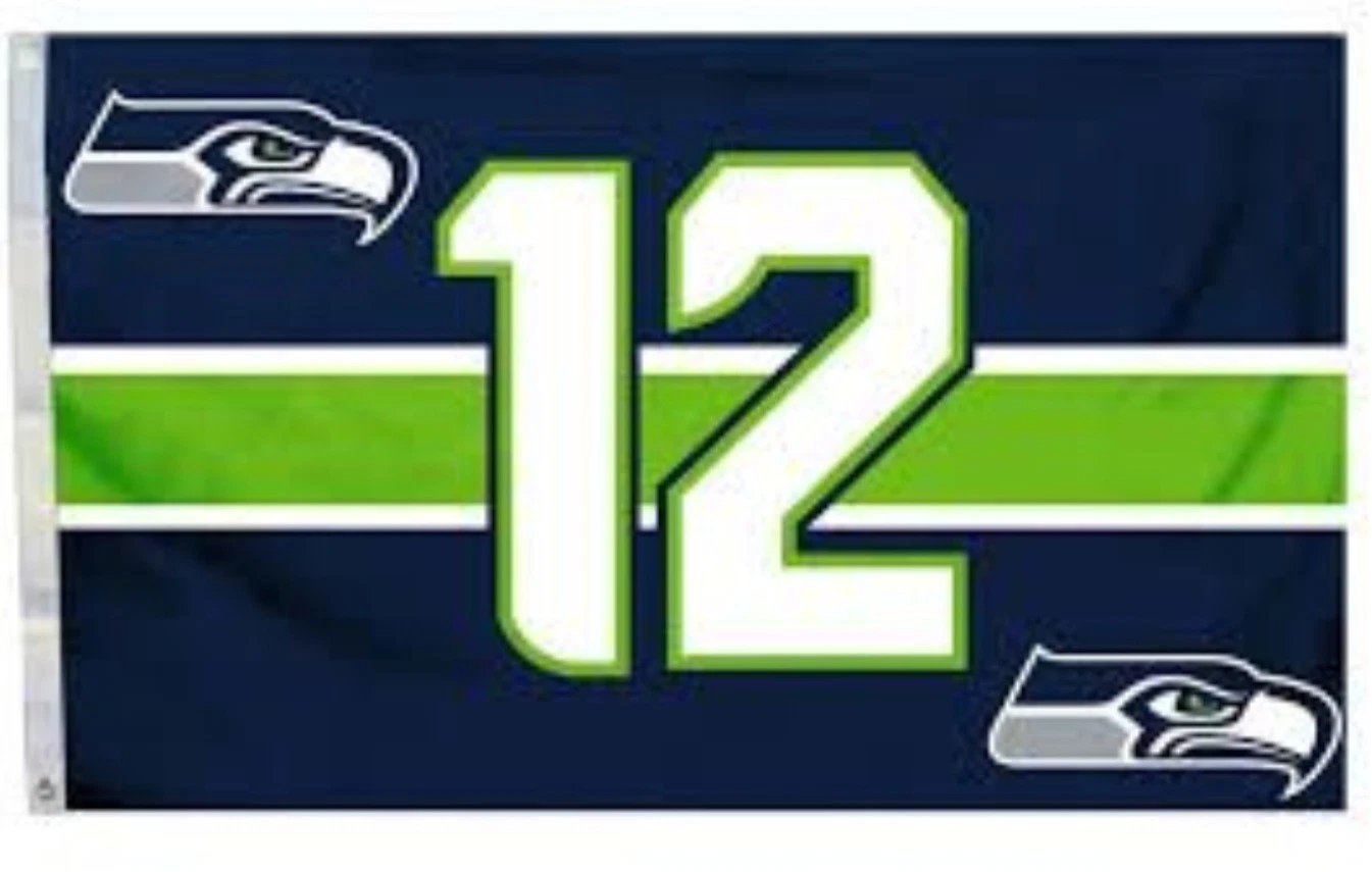 Seattle Seahawks 12th Flag