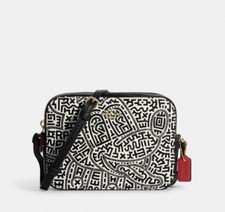 NWT Coach Mini Jamie Camera Bag With Color Chalk Black Multi KH MkY MZ C6907