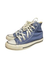 Converse Chuck Taylor All Star High Top Sneakers Blue Canvas Women  s 5.5 / Men  s