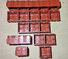 LOT DE 19 BOITIERS D'ENCASTREMENT LEGRAND Modulables (voir video) REF 801 51 