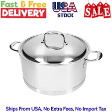 Demeyere Atlantis 8.9 qt, 18/10 Stainless Steel, Dutch Oven W/Lid, Free shipping