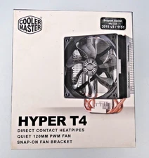 Cooler Master Hyper T4 Direct Contact Heatpipes 120MM Pwm Fan Used Open Box