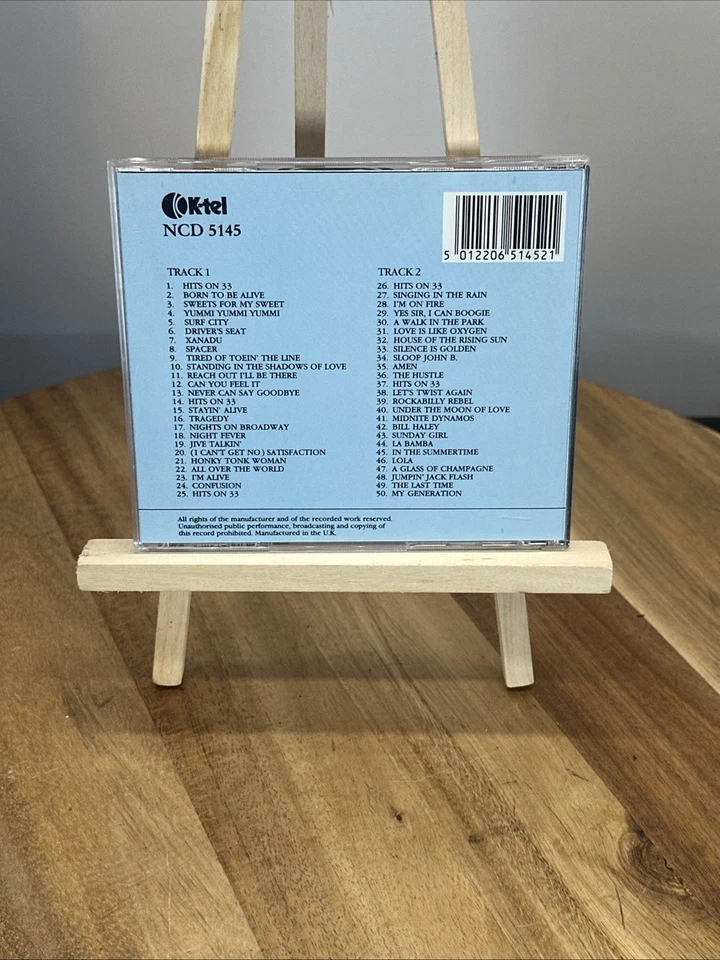 Various Artists : Hooked On Hits 50 Non Stop Pop Hits CD Free UK Shipping - Image 2 of 4