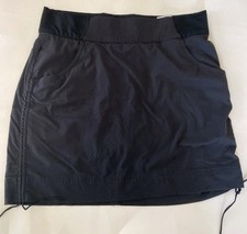 Columbia Black Omni-Shield Skort M Ruched Water Repellant UPF 50 Outdoor