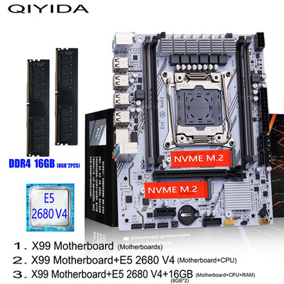 X99 Motherboard Combo LGA2011-3 Xeon E5-2680 V4 16GB DDR4 Kitr