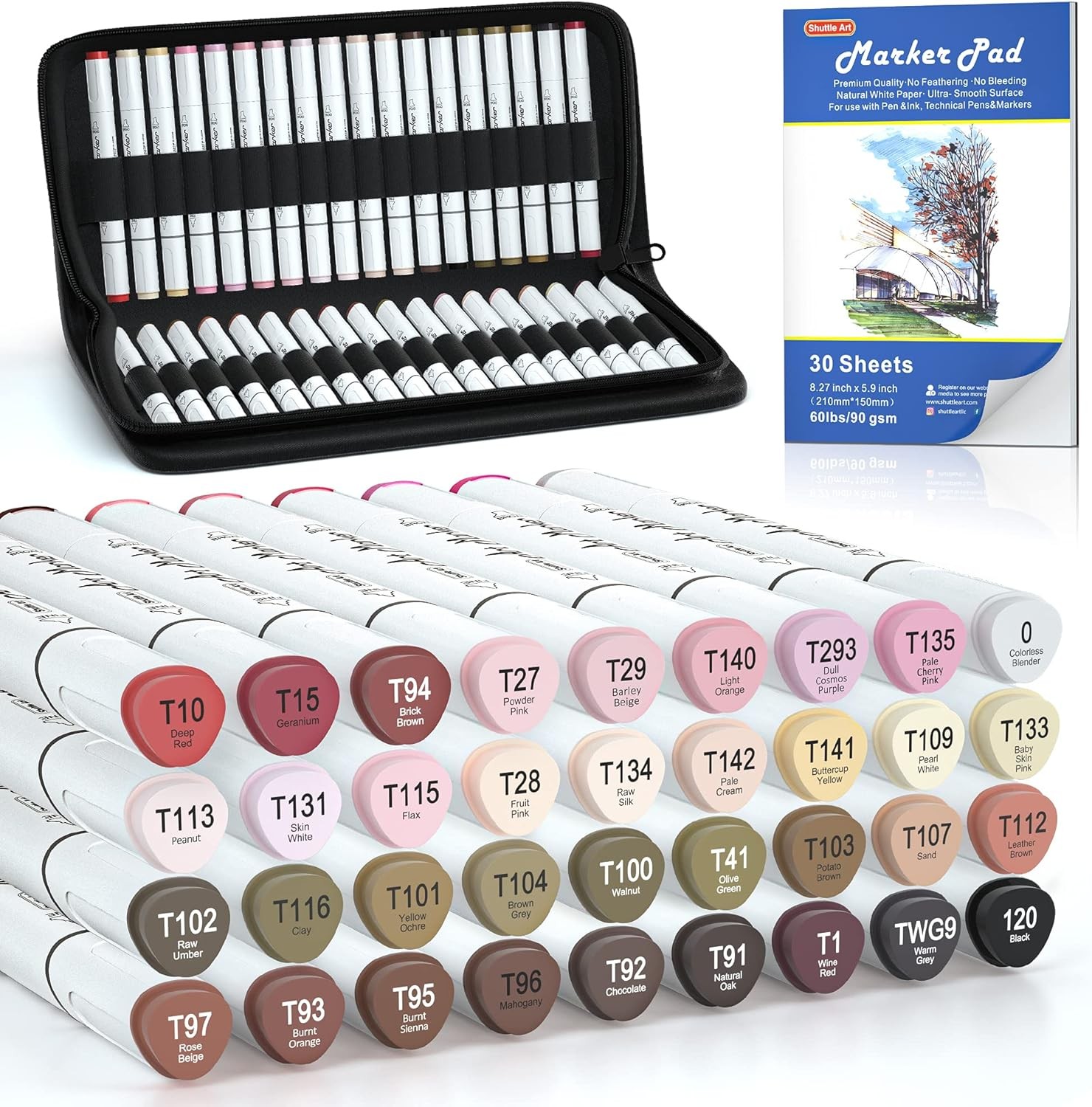 Dual Tip Alcohol Based Marker Pen Set