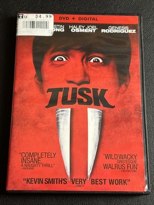 Tusk DVD 2014 Kevin Smith Justin Long Michael Parks Horror Comedy A24