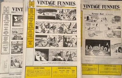 Vintage Funnies Comic Lot 71 Issues 16-75 90-100 Dynapubs 1970s Golden Age Strip