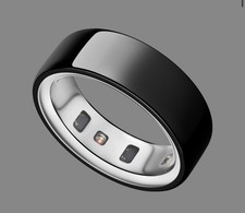 Authentic OURA Ring GEN 4 Black Size 8 New No box No Charger
