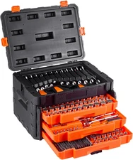 Replacement for 450-Piece Mechanics Tool Set and Socket Set 1/4In 3/8In 1/2 in D