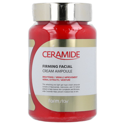 Farmstay Ceramide Firming Facial Cream Ampoule 250ml krem nawilżający