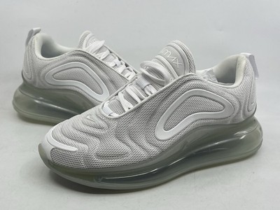 Nike Air Max 720 Running Shoes White Metallic   AR9293-101   Women s Sz 6.5