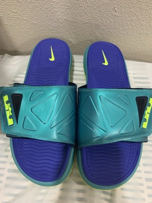 Nike Lebron Air Max Slides Mens Size Teal/Green