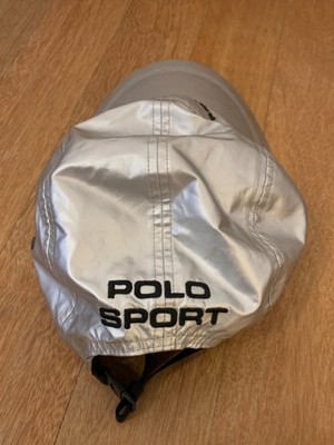 RARE POLO SPORT RALPH LAUREN Limited Edition Metallic Silver Hat