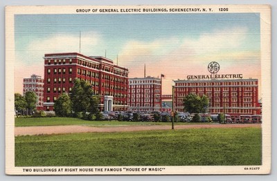House of Magic GE Research Laboratory Schenectady New York Postcard