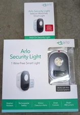 Arlo Security Light with 2 Wire-Free LED Smart Lights