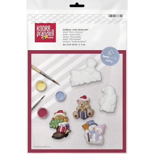 Knorr Prandell Plaster Casting Mould - Merry Christmas