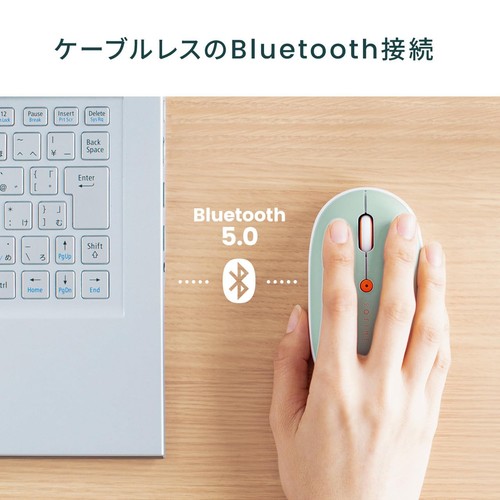 Bluetooth Mouse Thin, Quiet, Rechargeable, Type-C, Fast Charging, Multi-Pairing - 第 4/7 張圖片