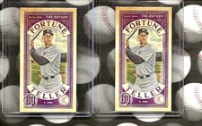 AARON JUDGE 2019 TOPPS GYPSY QUEEN #FORTUNE TELLER #FTM-AJ 2-CARD LOT