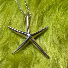 Sterling Silver Starfish Pendant Necklace