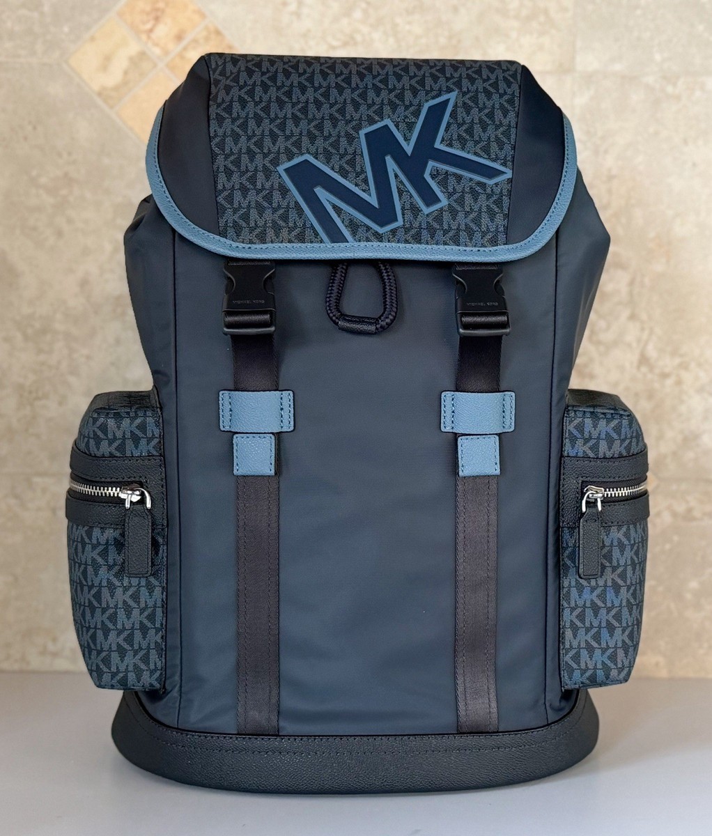 Michael Kors Cooper Large Utility City Backpack MK Cornflower Blue