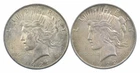 1923 & 1922 & Peace Silver Dollar $1 Bullion Collection Lot *863