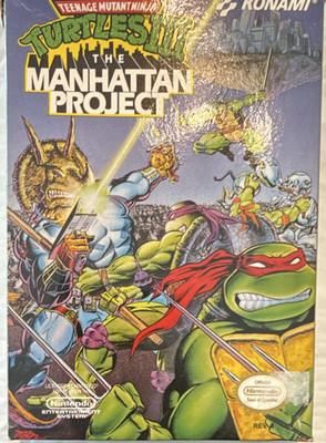 Teenage Mutant Ninja Turtles III: The Manhattan Project NES Boxed NTSC 1992