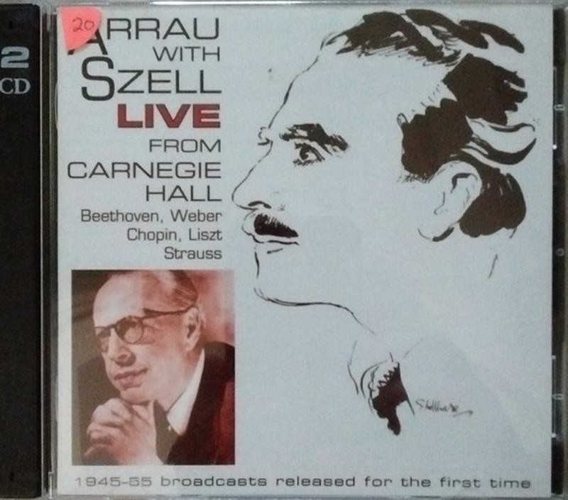 Beethoven, Liszt / Claudio ... - Arrau With Szell Live From ... 2CD NEU OVP