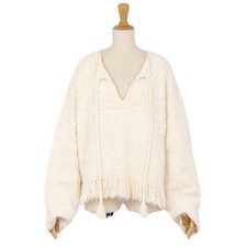 Christian Dior Knit 2020 Sweater Wool Top Women's I40 Cream-colored Used MOLO-0