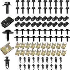 100 PCS Car Body Screws and Bolts, Bumper Fender Screws Bolts Set, Splash Shield