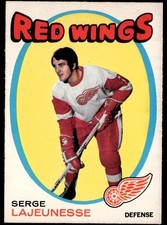 1971-72 O-Pee-Chee Hockey Serge Lajeunesse #136 RC Detroit Red Wings