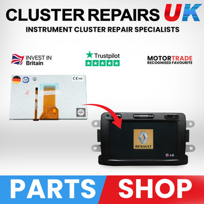 RENAULT TRAFIC SAT NAV RADIO DISPLAY SCREEN LCD PART DIY REPAIR LAN520 2012-2019