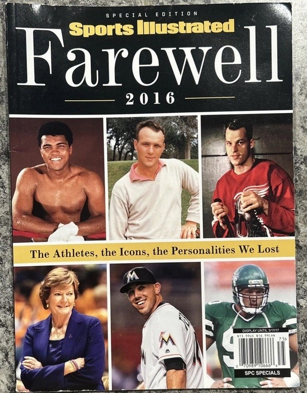 SPORTS ILLUSTRATED SPECIAL EDITION FAREWELL  2016 Very Good Condition Magazine